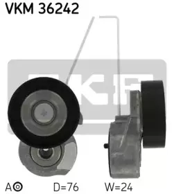 VKM 36242 SKF Натяжной ролик, поликлиновойремень VKM 36242 SKF Натяжной ролик, поликлиновойремень